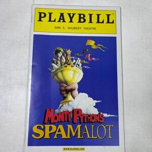 Monty Pythons Spamalot Playbill Sam S Shubert Theatre Broadway November 2005